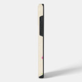 おしゃれな花柄 iPhoneケース (左側面)