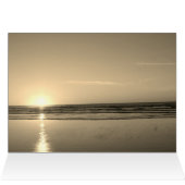 おしゃれな葉の結婚式のお礼カード (内部横(上))