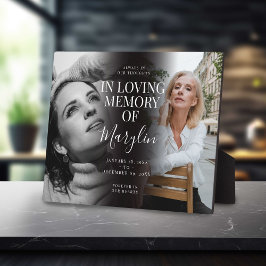 おしゃれな葬儀追悼写真 前後 フォトプラーク