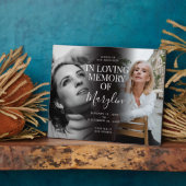 おしゃれな葬儀 追悼 フォトギャラリー Before & After フォトプラーク (側面)