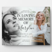 おしゃれな葬儀 追悼 フォトギャラリー Before & After フォトプラーク (正面)