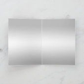 おしゃれな装飾 銀 60周年結婚記念日 カード (内部)