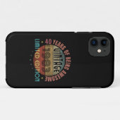 おしゃれな誕生年バースデーギフト Case-Mate iPhoneケース (裏面(横))