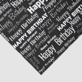 おしゃれな誕生日おめでとう 薄葉紙 (詳細)