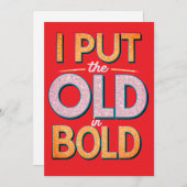 おしゃれな誕生日カード 招待状 (正面/裏面)