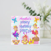 おしゃれな誕生日パーティーの招待状 招待状 (スタンド正面)