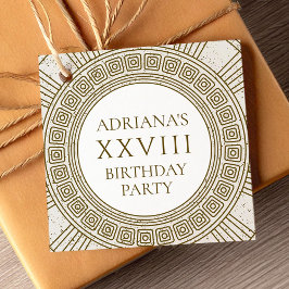 おしゃれな誕生日パーティー フェイバータグ