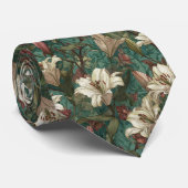 おしゃれな誕生日プレゼント 父の日 リリー フラワー ネクタイ (ロール)