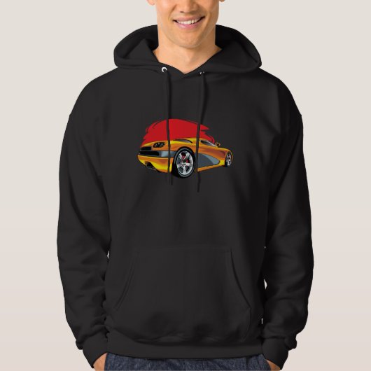 おしゃれな車 パーカ (正面)