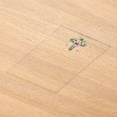 おしゃれな野生の花園の確認 アクリル招待状 (レイダウン)