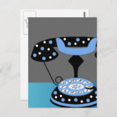 おしゃれな電話 ポストカード (正面/裏面)