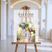 おしゃれな霜降りアクリル看板 ウェルカムサイン 結婚式前パーティー アクリルサイン