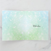 おしゃれな青と黒の誕生日おめでとう夫 カード (内部)