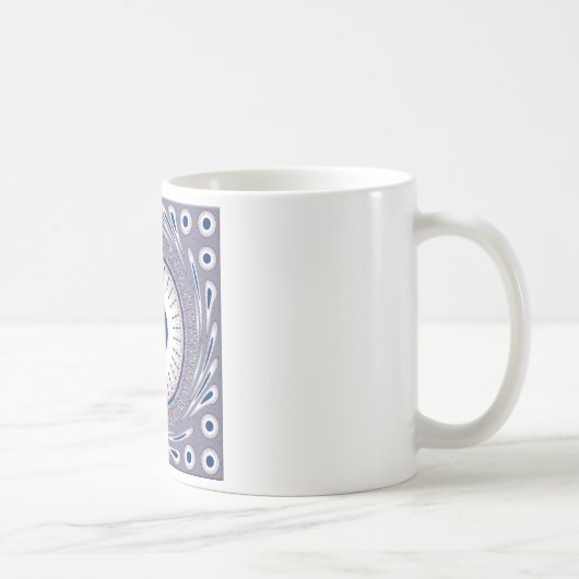 おしゃれな青 コーヒーマグカップ (右)