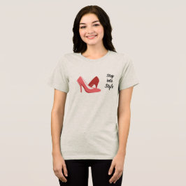 おしゃれな靴のグラフィックTシャツ トライブレンドTシャツ