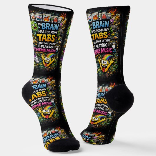 おしゃれな靴下を購入するなら 00325 Too Many Tabs Socks ソックス (傾斜あり)