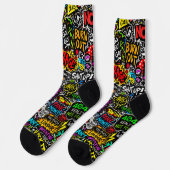 おしゃれな靴下を購入するなら 00355 Chaos Overload Socks ソックス (左)