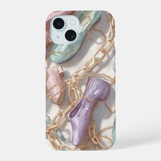 おしゃれな靴 iPhone 15ケース (裏面)