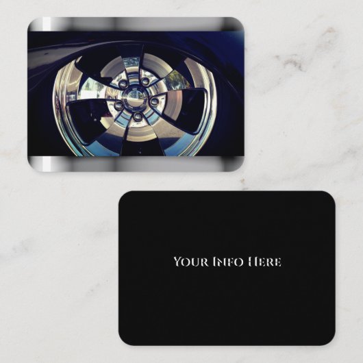 おしゃれな高級車 名刺 (正面/裏面)