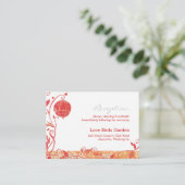 おしゃれな鳥かごの結婚式披露宴 エンクロージャーカード (スタンド正面)