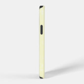 おしゃれな黄色のハート iPhoneケース (右側面)