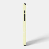 おしゃれな黄色のハート iPhoneケース (左側面)