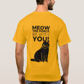 おしゃれな黄色のTシャツ 明るくて快適なトレ Tシャツ (裏面)