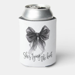 おしゃれな黒いリボン　彼女は結婚する 缶クーラー