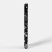 おしゃれな黒大理石 Marble iPhoneケース (右側面)
