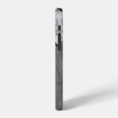 おしゃれな黒大理石 Marble iPhoneケース (左側面)