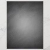 おしゃれな黒板のビネット チラシ (裏面)