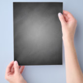 おしゃれな黒板のビネット チラシ (手)