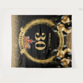 おしゃれな30歳の男性の誕生日お祝いウイスキーイベントタペストリー タペストリー (正面(横))