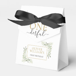 おしゃれな1歳の誕生日おめでとう Little Mr ONEderful フェイバーボックス