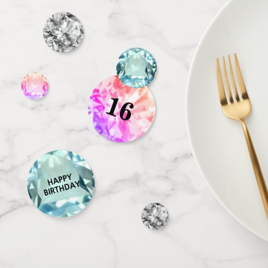 おしゃれな15歳・16歳の誕生日を彩る宝石 コンフェッティ (グループ)