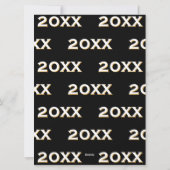 おしゃれな2枚の写真でハッピーニューイヤーをカスタマイズ シーズンカード (裏面)