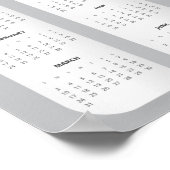 おしゃれな2019カレンダーポスター ポスター (角)
