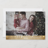 おしゃれな2024年年賀状 現代的なデザイン シーズンカード (正面)