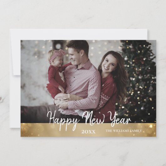 おしゃれな2024年年賀状 現代的なデザイン シーズンカード (正面)