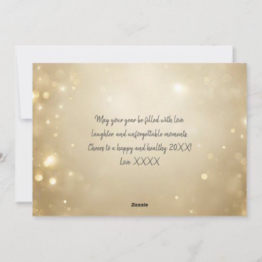 おしゃれな2024年年賀状　現代的なデザイン シーズンカード (裏面)