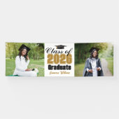 おしゃれな2026年卒業パーティー 2 写真 横断幕 (横)
