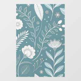 おしゃれな24x36 フラワー トランスパレント ウィンドウ クリング デコレーション ウィンドウサイン