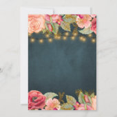 おしゃれな30歳の誕生日パーティー 招待状 (裏面)