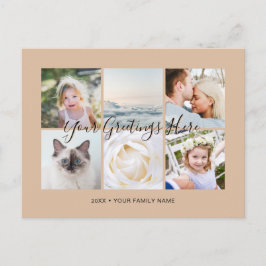 おしゃれな6枚の写真 ユニバーサルグリーティング ポストカード