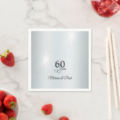 おしゃれな60周年記念パーティー スタンダードカクテルナプキン (インサイチュ)