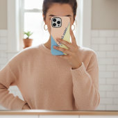 おしゃれな80年代ヴィンテージカラーブロック カスタムネーム Case-Mate iPhoneケース