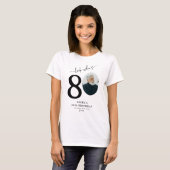 おしゃれな80歳の誕生日お祝いギフト「見て誰80歳」 Tシャツ (正面フル)