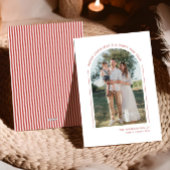 おしゃれな エレガントな モダンな家族写真 シーズンカード