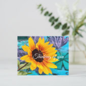 おしゃれな カラフルな ハロー ポストカード 想い出 (スタンド正面)