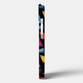 おしゃれな カラフルな 三角形の模様のモノグラム Case-Mate iPhoneケース (裏面 / 左)